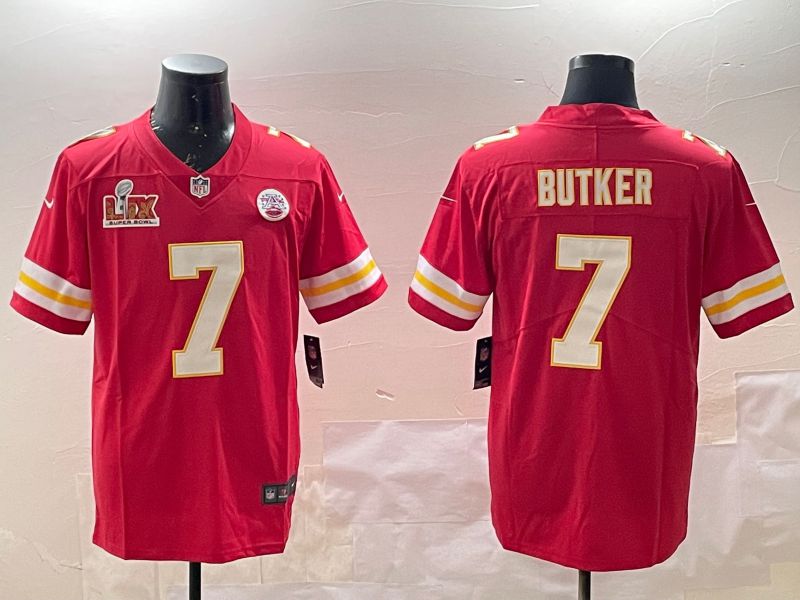 Men Kansas City Chiefs #7 Butker Red Second generations 2025 Nike Limited NFL Jersey style 5->kansas city chiefs->NFL Jersey